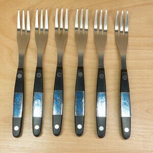 Vintage Kochtopfhaus Müller / German Fork Set / Stainless Steel / 6pc /New